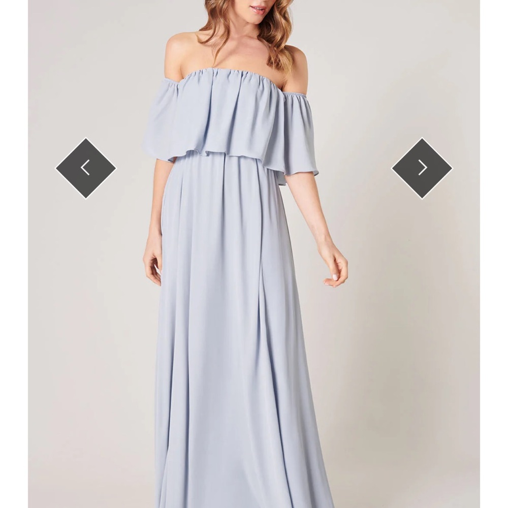 Enamored Off The Shoulder Ruffle Dress SZ SM